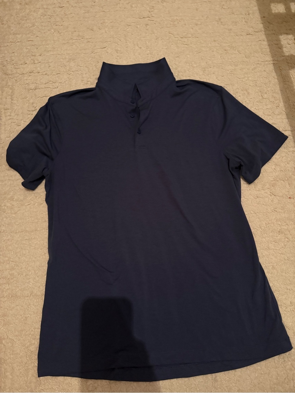 Men’s Lululemon athletic Evolution Short-Sleeve polo blue size XL
